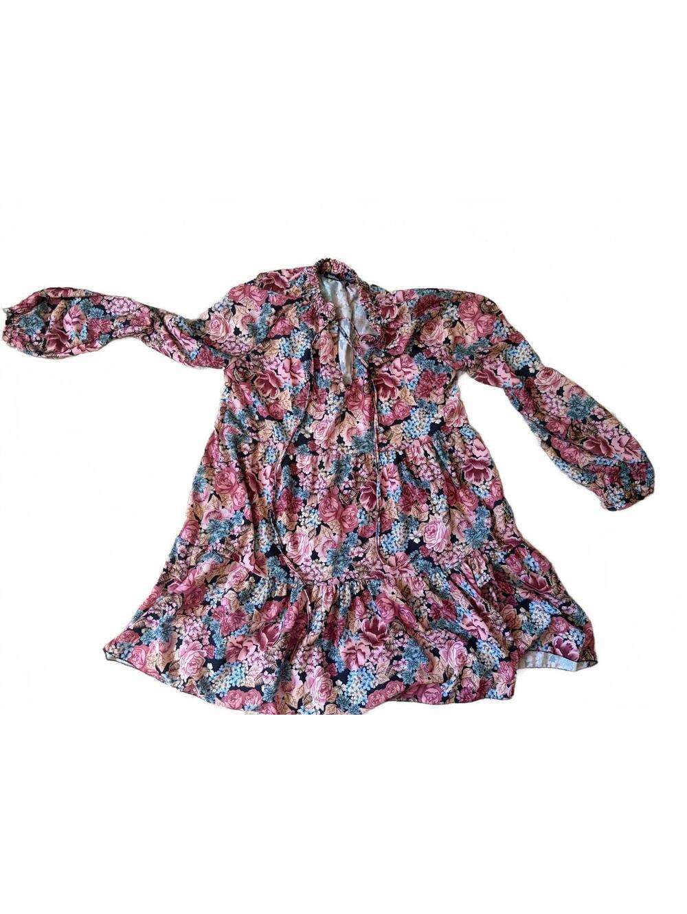 Boohoo fall floral dress